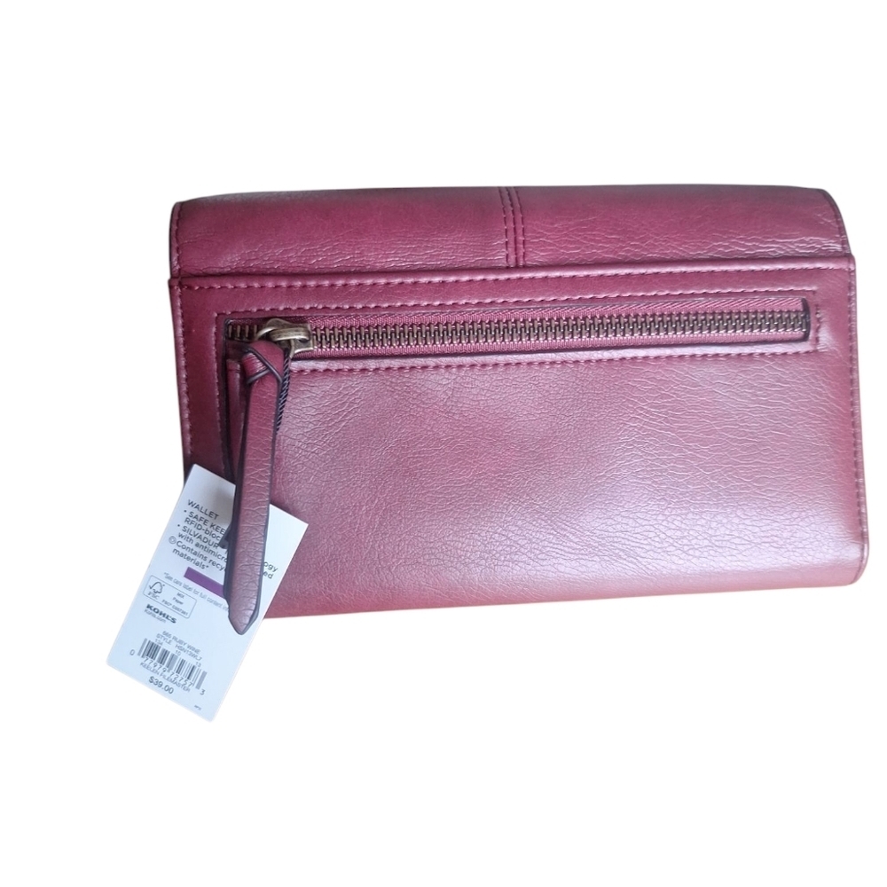 New Red Wallet with Tags – Feng Shui Wealth Attraction | Accordion Organizer - Picture 4 of 5